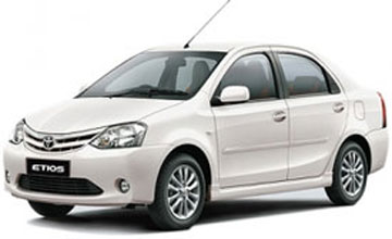 Hire car Etios in Amritsar
