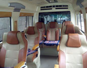 Tempo Traveller Interior