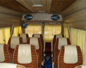 Tempo Traveller Interior