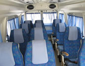 Tempo Traveller Interior